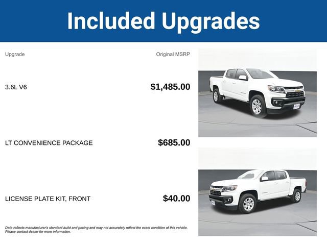 Used 2021 Chevrolet Colorado LT w/ LT Convenience Package image 5