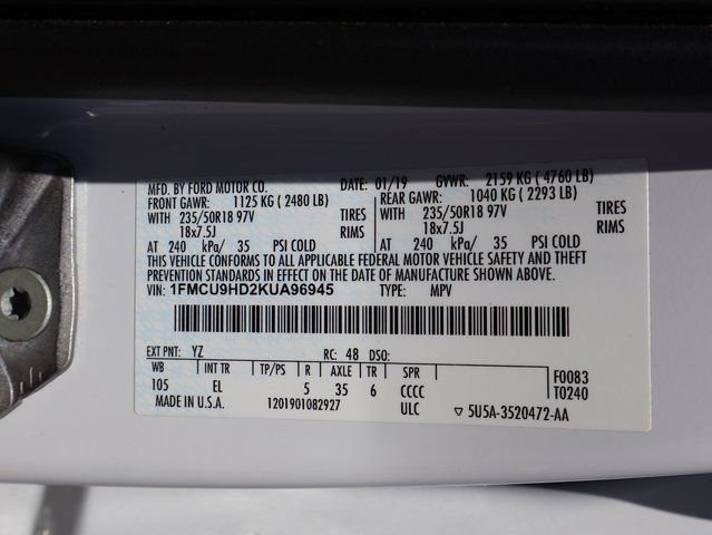 Used 2019 Ford Escape SEL AWD/4WD image 43