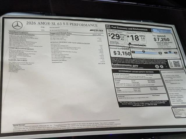 New 2026 Mercedes-Benz SL 63 AMG S e Performance 4MATIC image 20