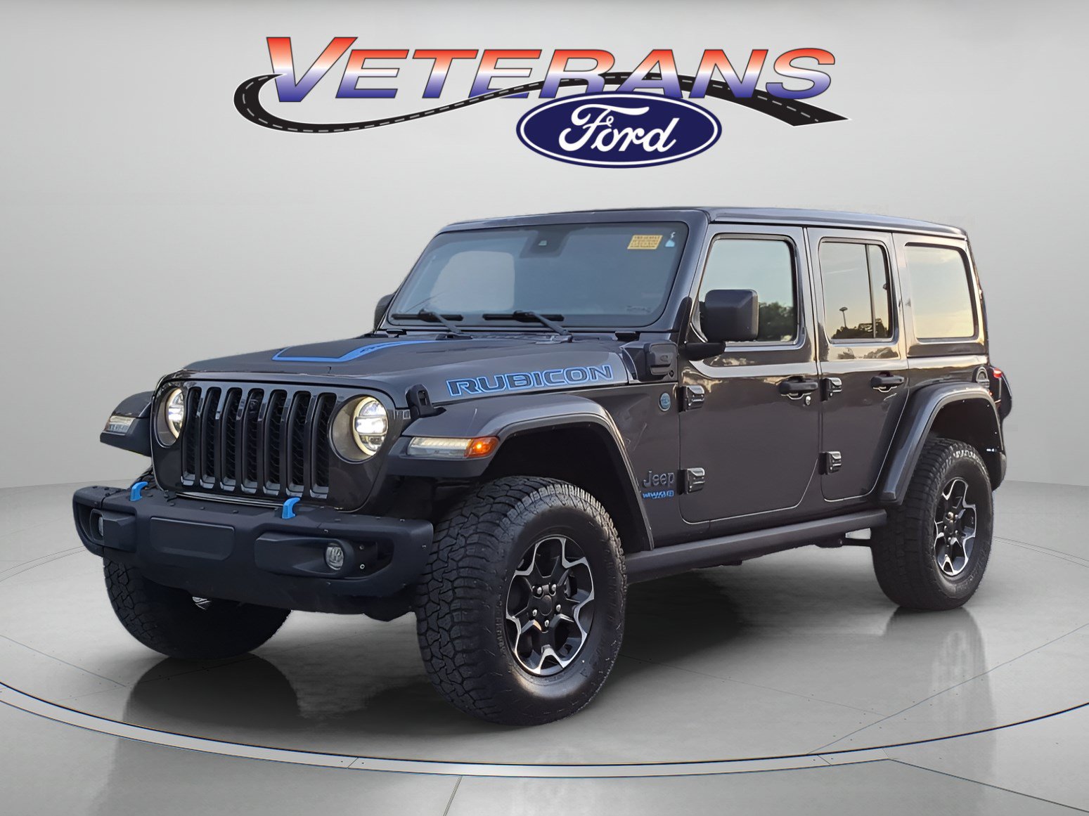 Used 2021 Jeep Wrangler Unlimited Rubicon 4xe w/ Steel Bumper Group AWD/4WD image 1