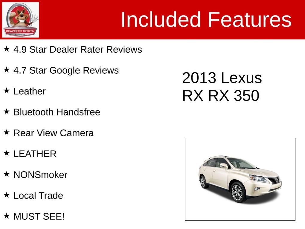 Used 2013 Lexus RX 350 FWD image 4