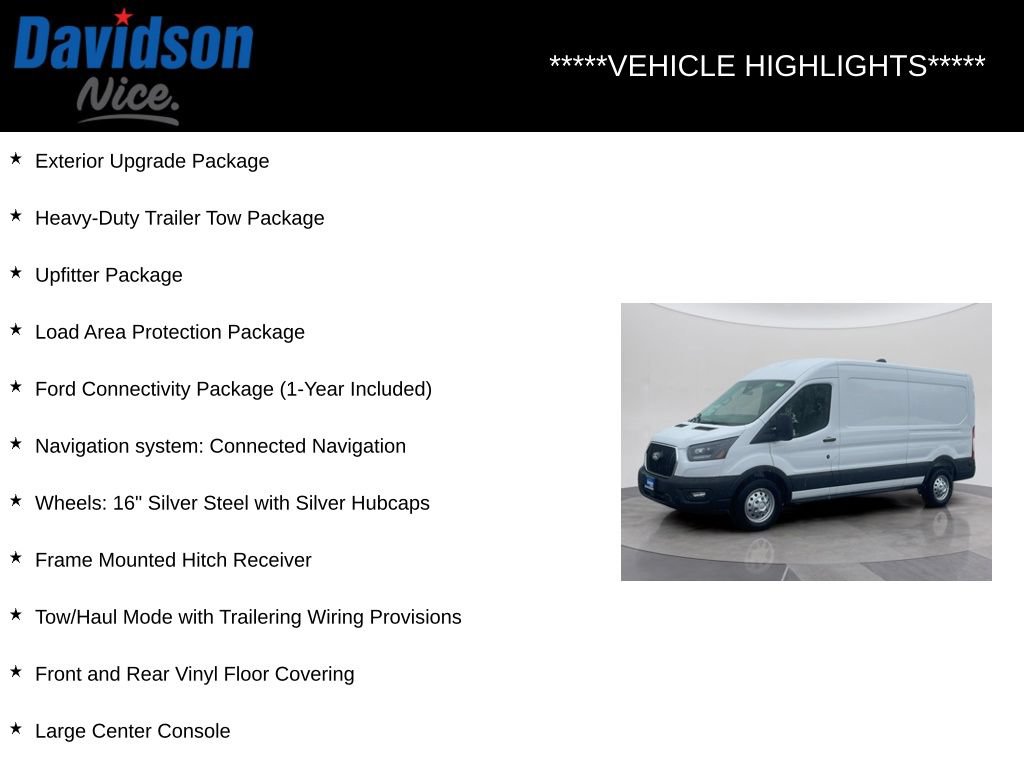 New 2026 Ford Transit 250 148 Medium Roof Extended AWD w/ Upfitter Package image 4