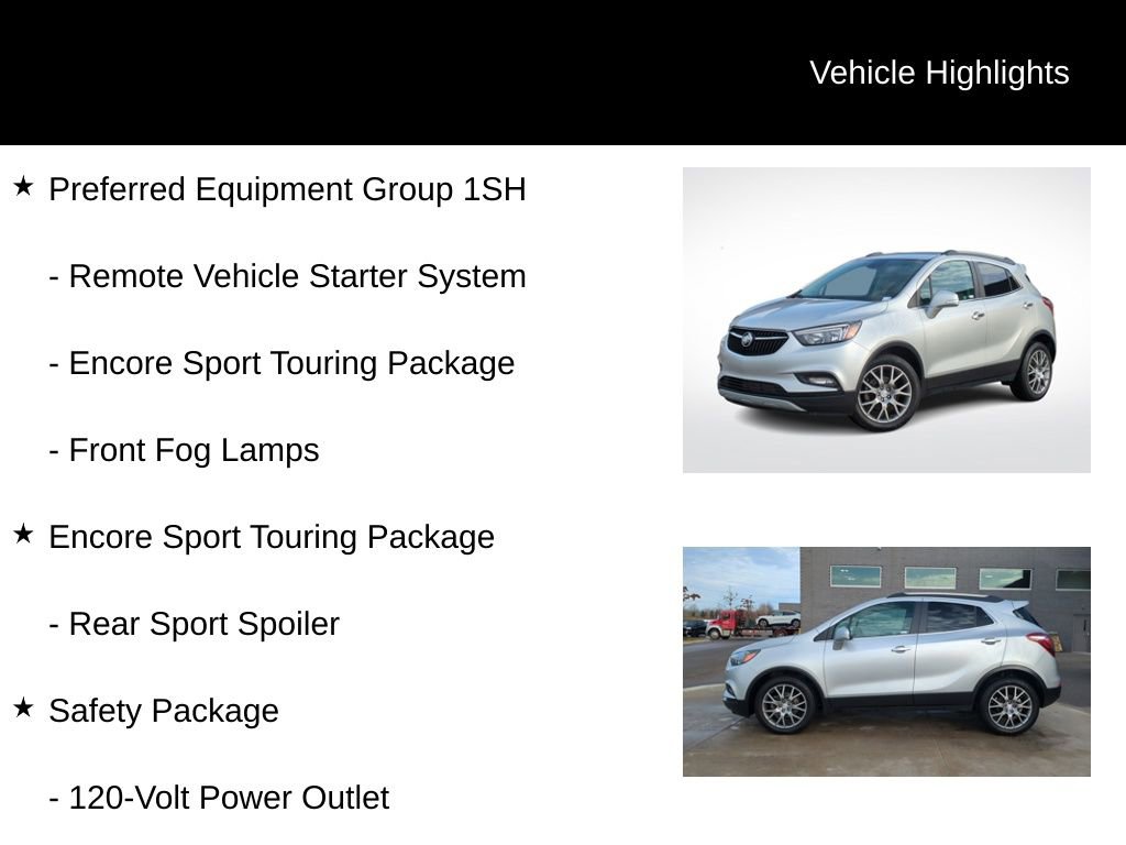 Used 2018 Buick Encore Sport Touring w/ Safety Package image 6