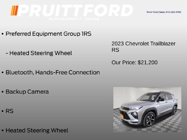 Used 2023 Chevrolet TrailBlazer RS FWD image 7