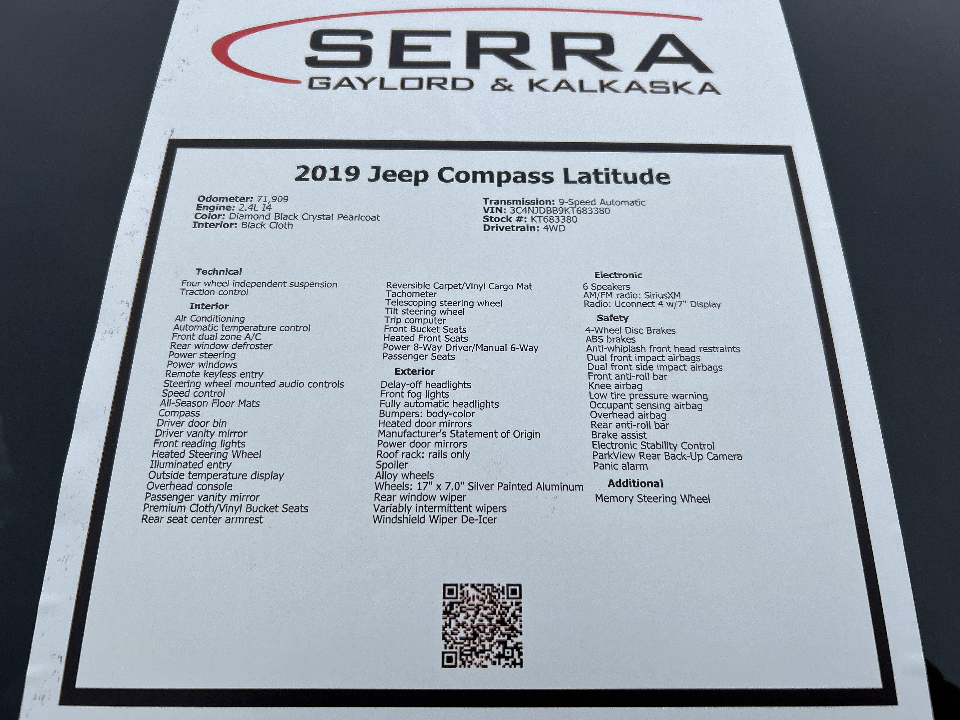 Used 2019 Jeep Compass Latitude w/ Cold Weather Group image 26