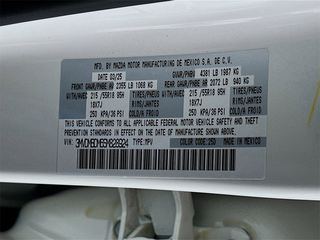 Certified 2025 MAZDA CX-30 AWD 2.5 S w/ Premium Package image 34