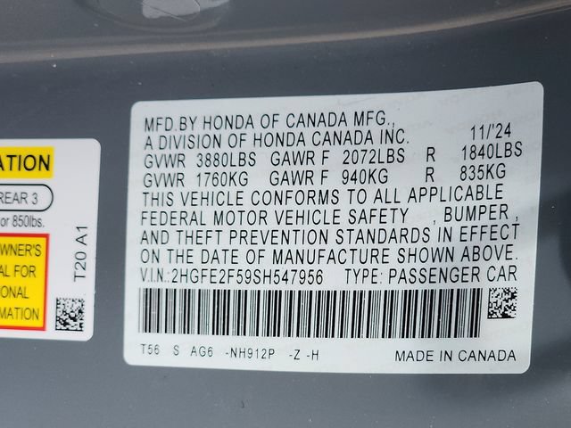 Used 2025 Honda Civic Sport image 27