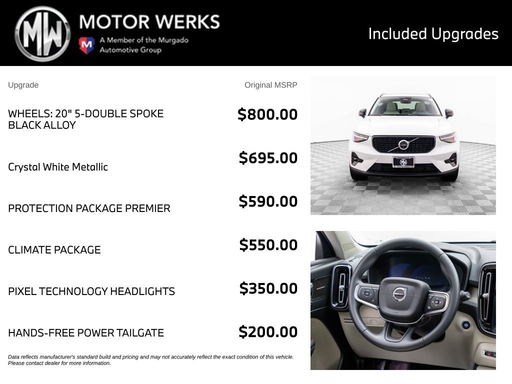 Used 2023 Volvo XC40 B5 Ultimate w/ Protection Package Premier AWD/4WD image 4