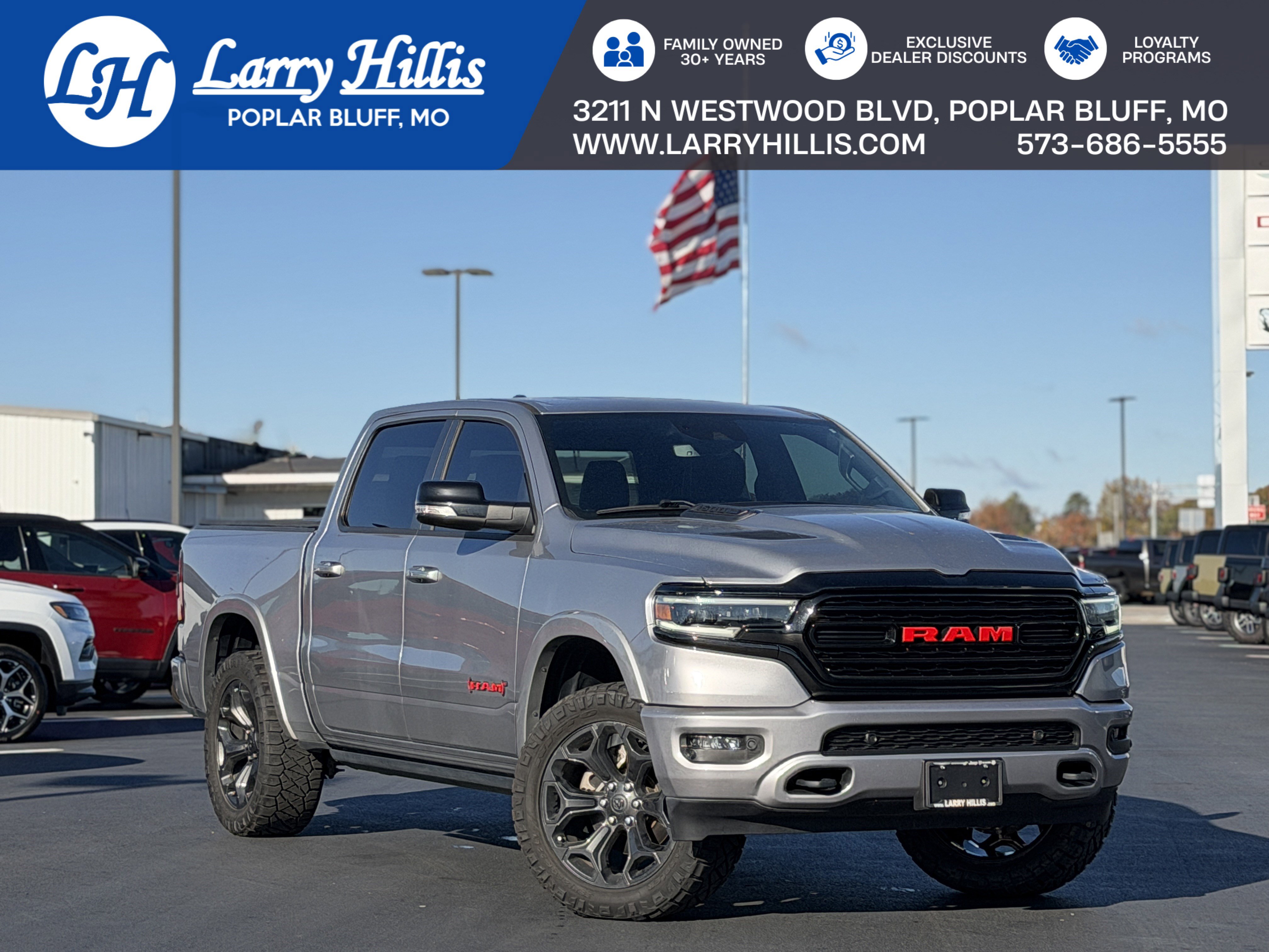 Used 2022 RAM 1500 Limited w/ (RED) Edition image 1