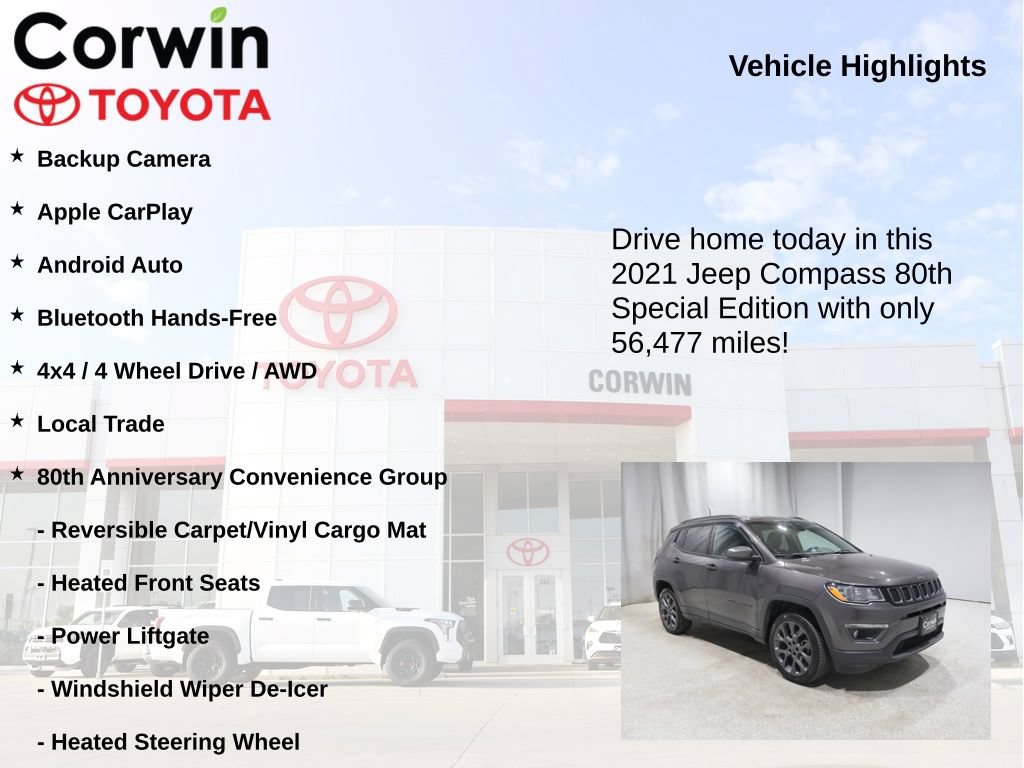 Used 2021 Jeep Compass Latitude AWD/4WD image 6