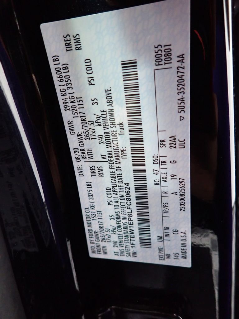 Used 2020 Ford F150 XL w/ Equipment Group 101A Mid AWD/4WD image 42