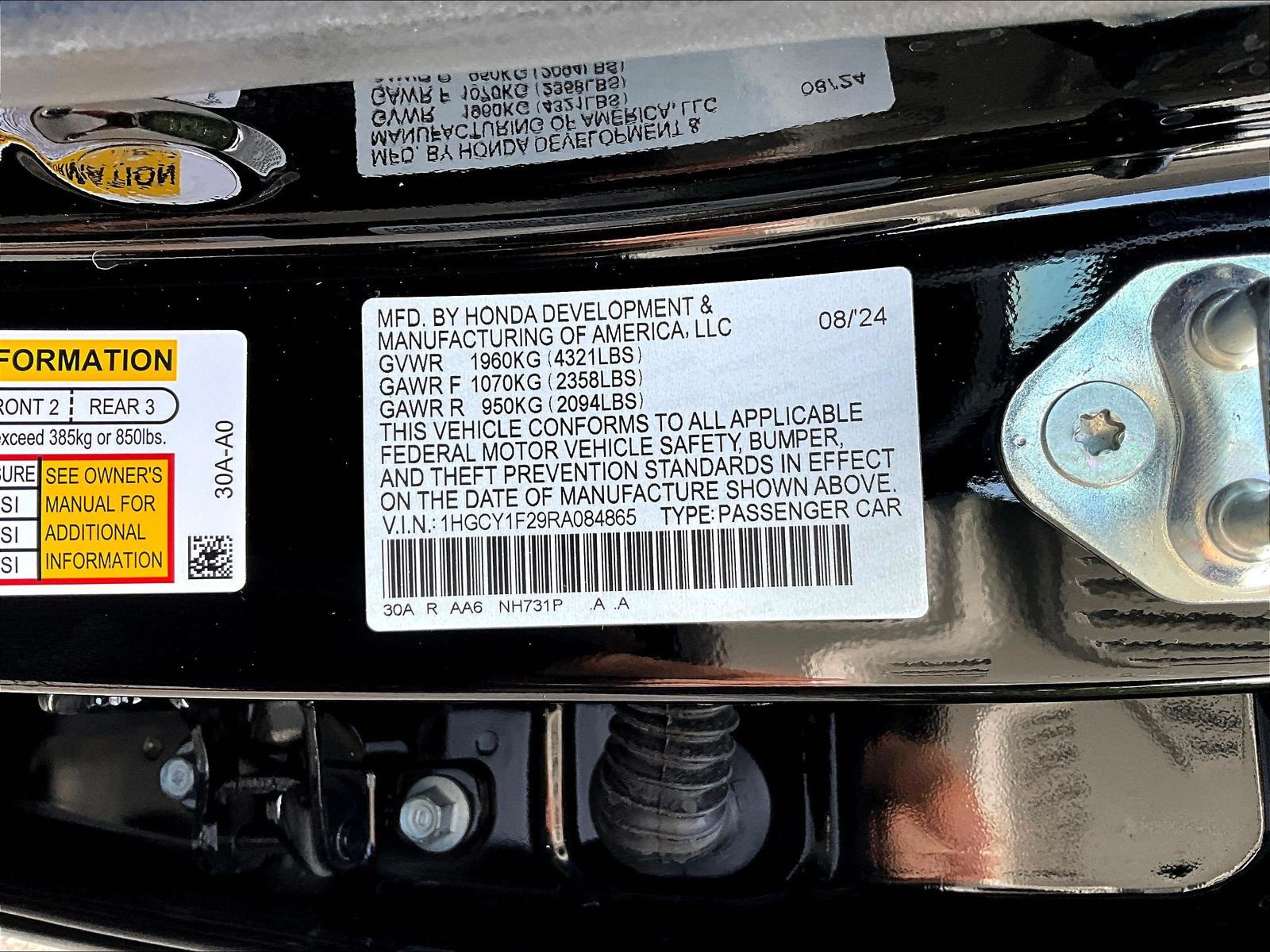 Used 2024 Honda Accord LX image 18
