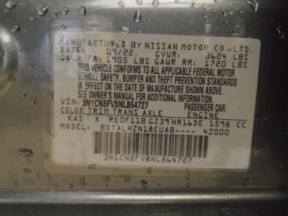 Used 2022 Nissan Versa SR w/ Convenience Package FWD image 33