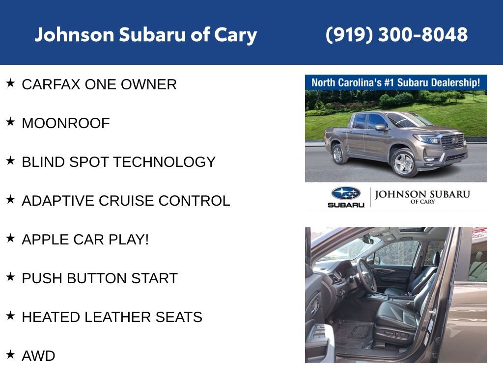 Used 2022 Honda Ridgeline RTL image 6