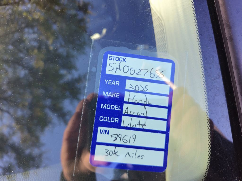 Used 2025 Honda Accord EX-L image 14