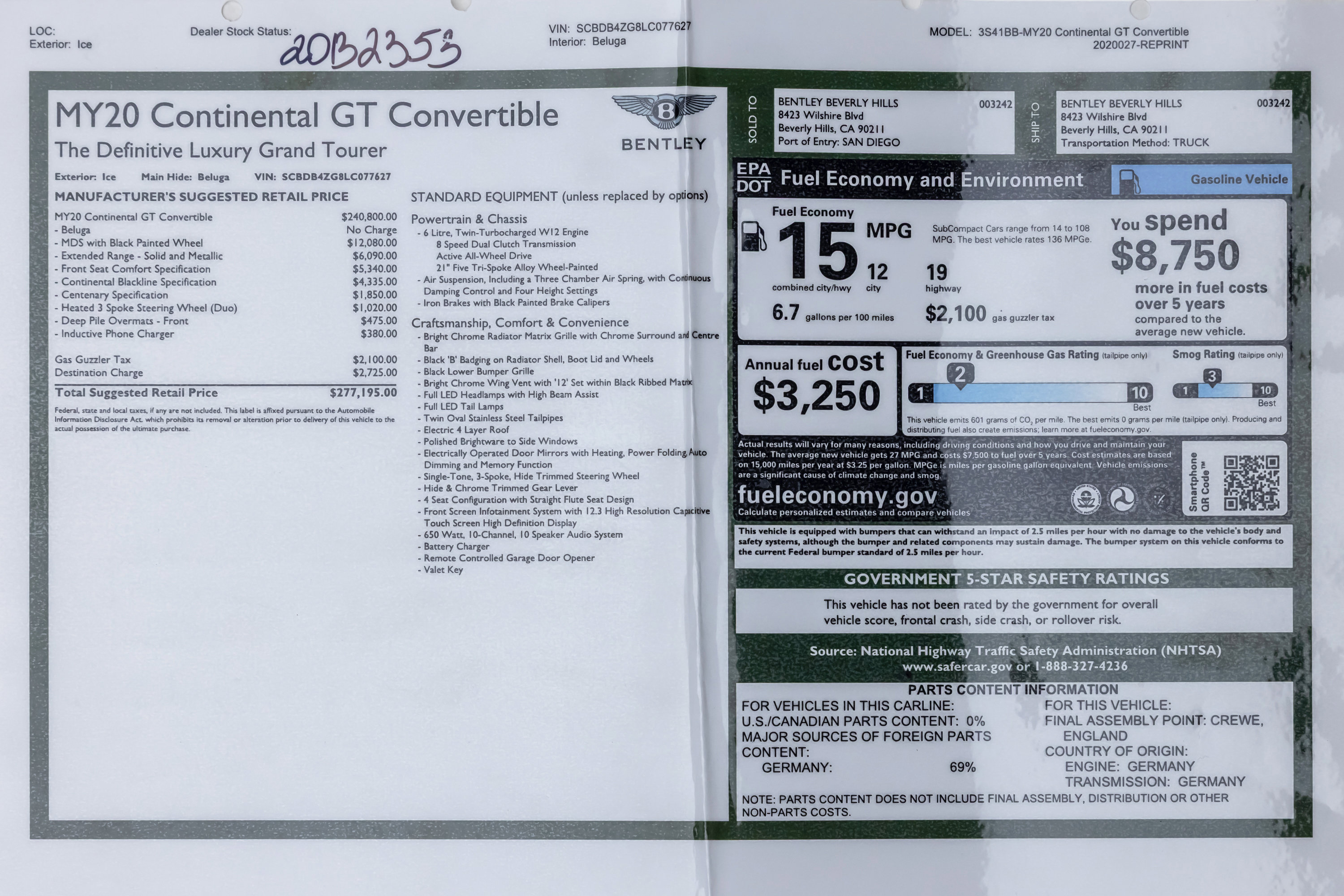 Used 2020 Bentley Continental GT image 83