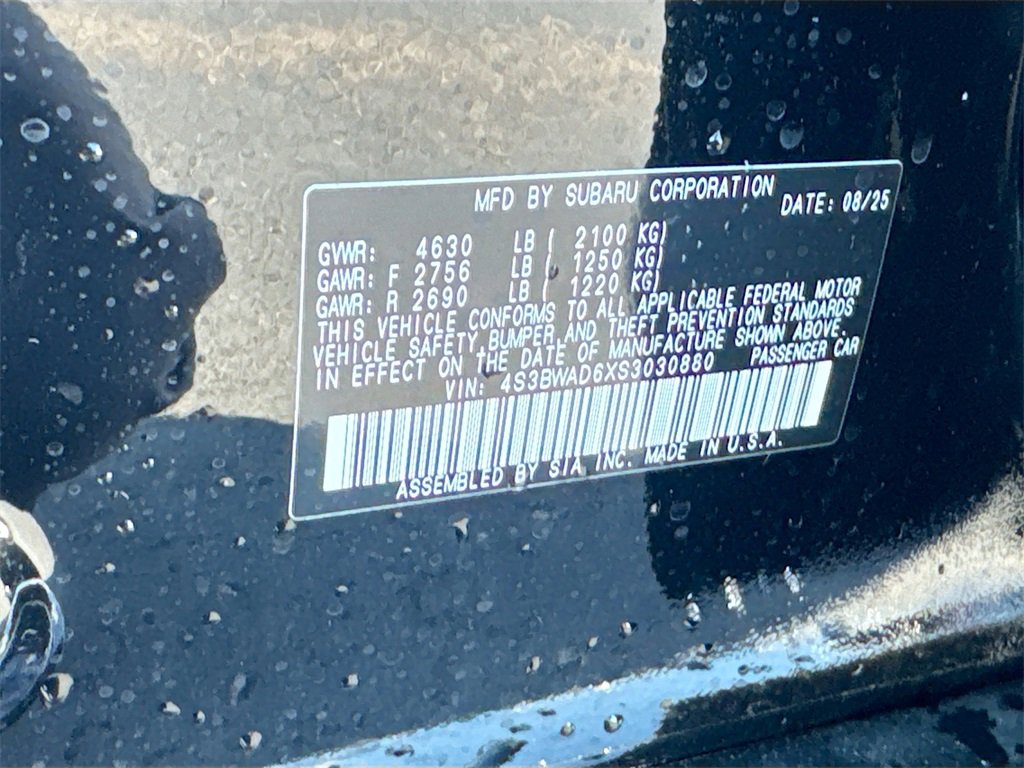 New 2025 Subaru Legacy Premium image 20