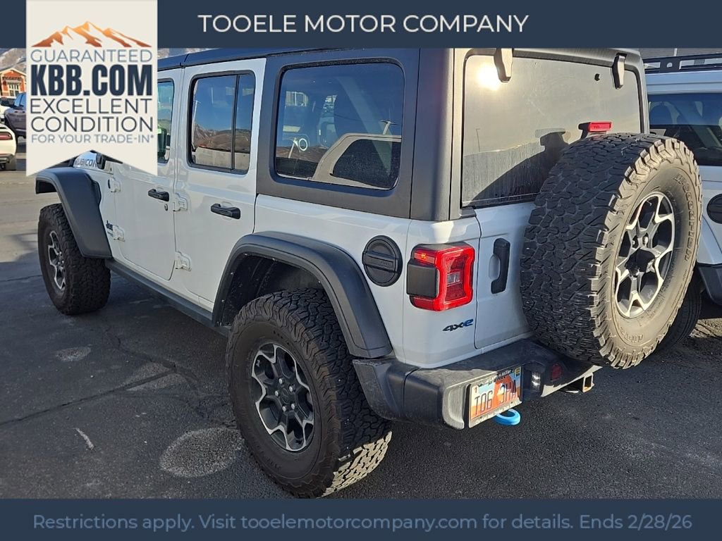 Used 2021 Jeep Wrangler Unlimited Rubicon 4xe w/ Cold Weather Group image 4