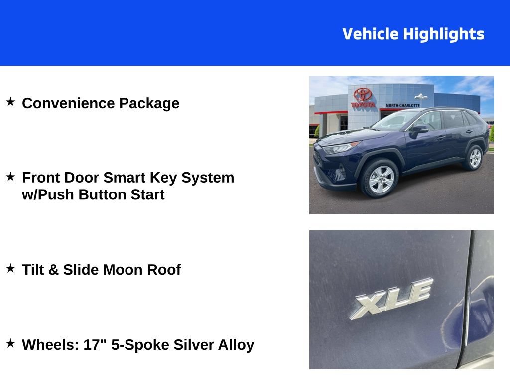 Used 2021 Toyota RAV4 XLE w/ Convenience Package FWD image 4