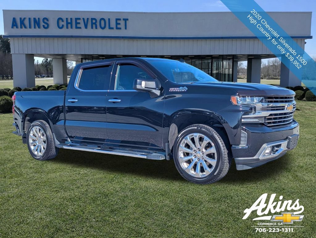 Used 2020 Chevrolet Silverado 1500 High Country w/ Technology Package AWD/4WD image 2