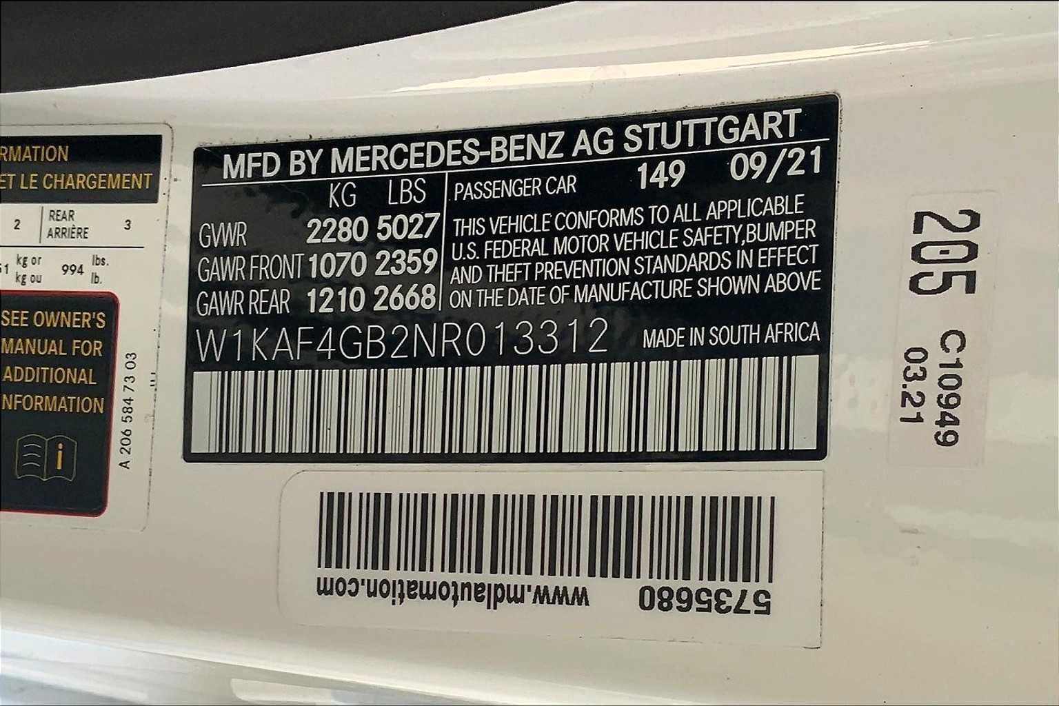 Certified 2022 Mercedes-Benz C 300 Sedan w/ Exclusive Trim Package image 36