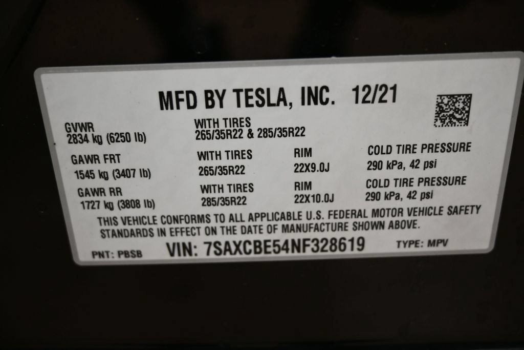 Used 2022 Tesla Model X AWD/4WD image 5