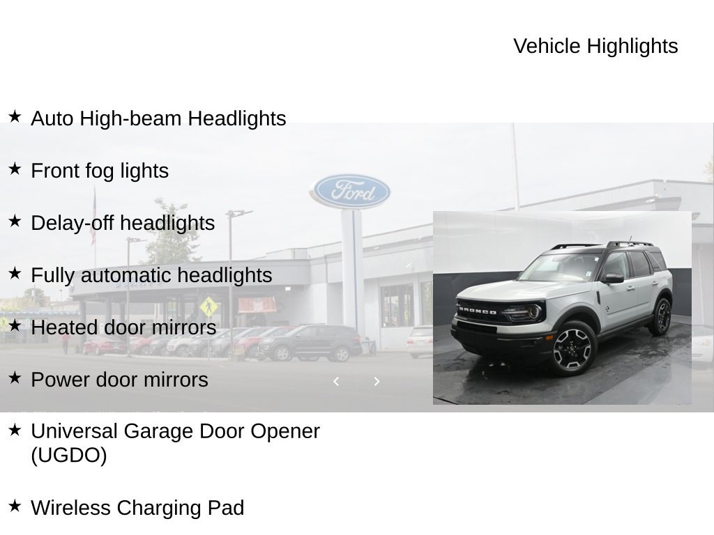Used 2022 Ford Bronco Sport Outer Banks w/ Tech Package AWD/4WD image 27