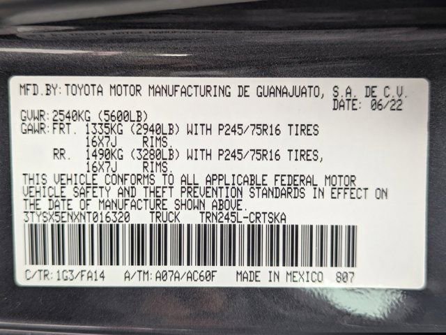 Used 2022 Toyota Tacoma SR AWD/4WD image 27
