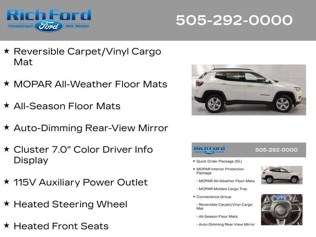 Used 2021 Jeep Compass Latitude w/ Convenience Group AWD/4WD image 33