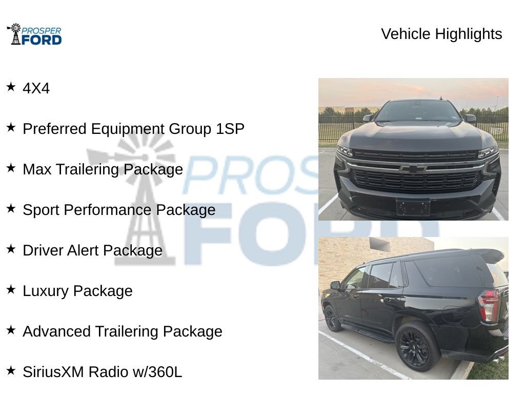 Used 2022 Chevrolet Tahoe RST w/ Sport Performance Package AWD/4WD image 5