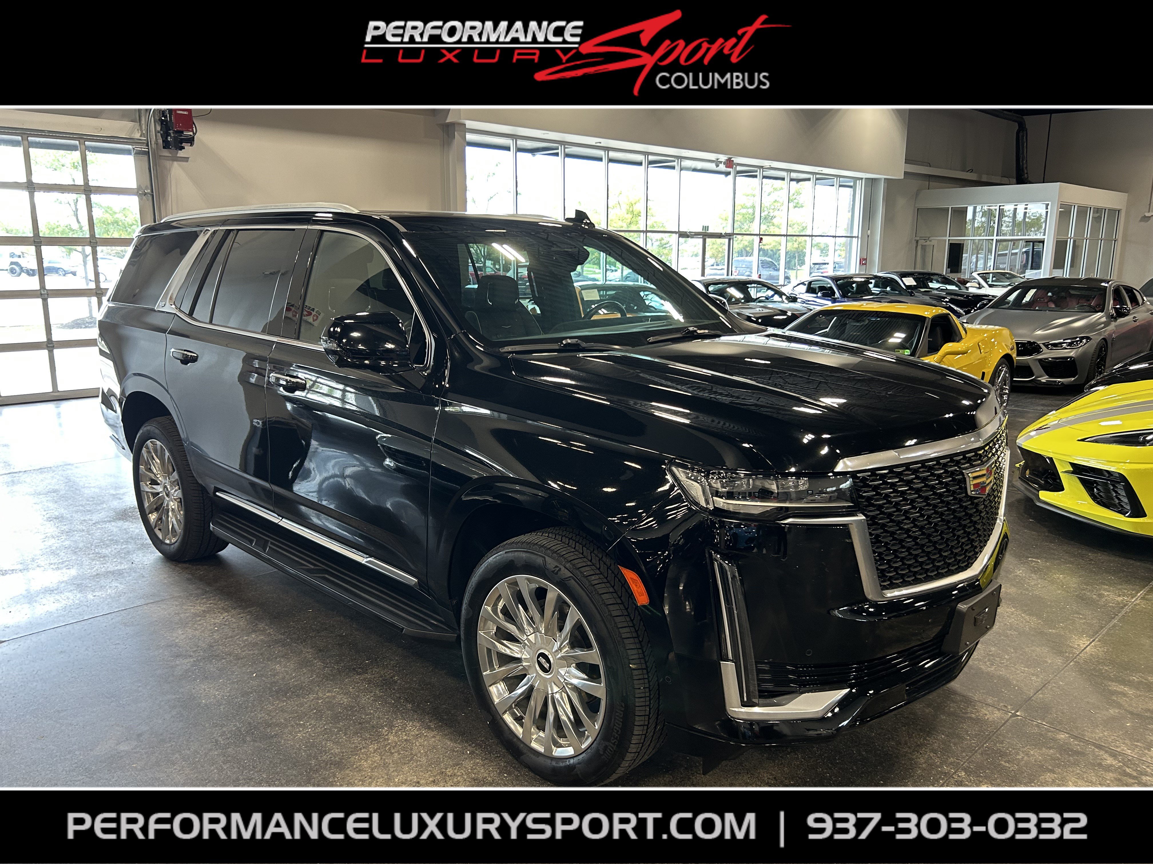 Used 2021 Cadillac Escalade Premium Luxury w/ Driver Assist Tech Package AWD/4WD image 1