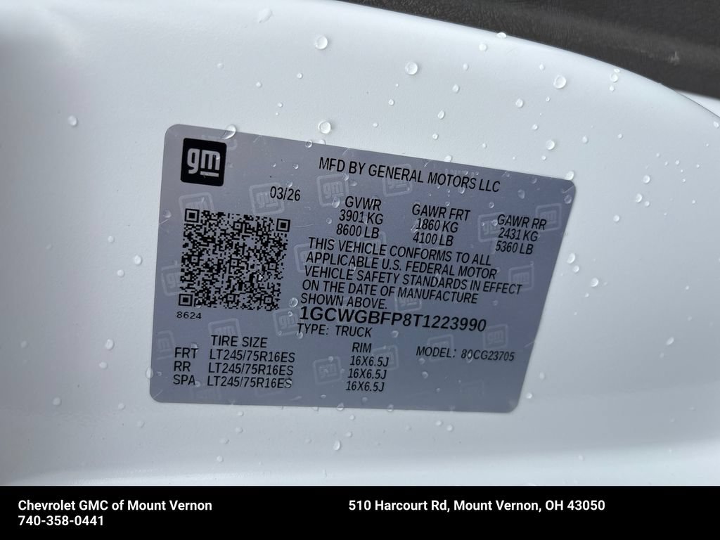New 2026 Chevrolet Express 2500 Extended w/ Driver Convenience Package RWD image 27