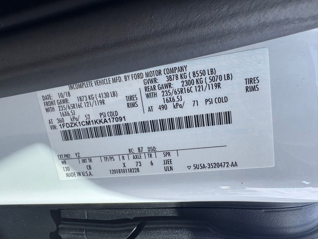 Certified 2019 Ford Transit 150 XLT image 40