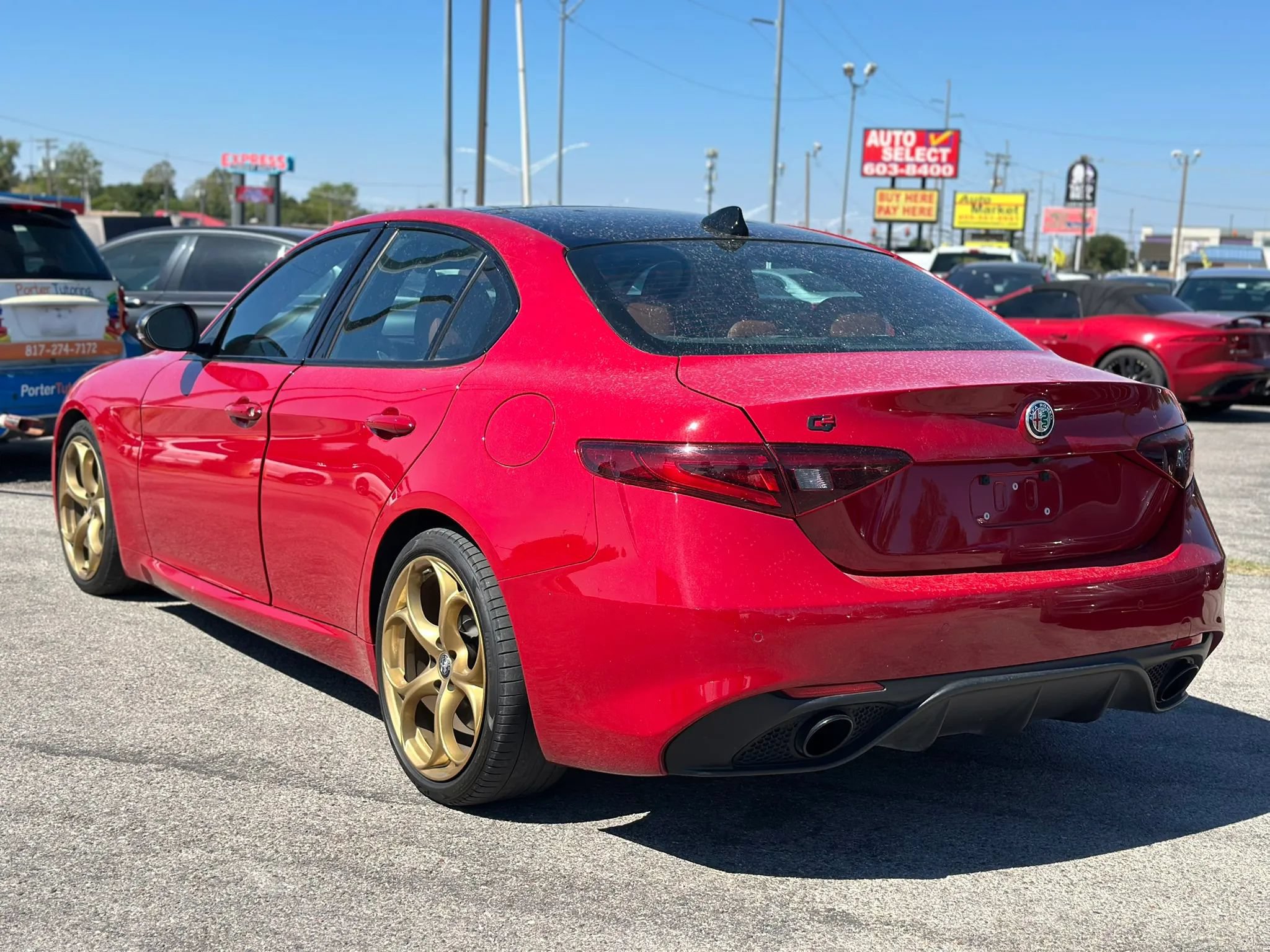 Used 2021 Alfa Romeo Giulia Ti Sport RWD image 8