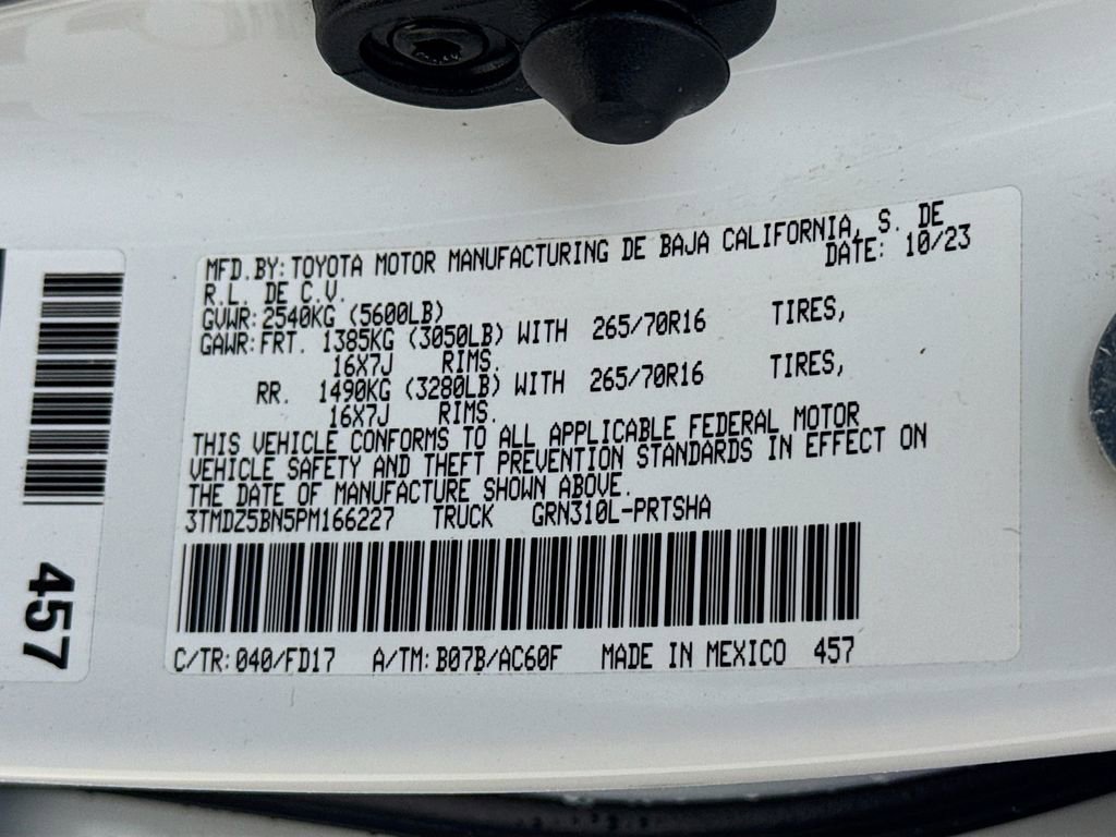 Certified 2023 Toyota Tacoma TRD Off-Road w/ Black Out Package (TMS) image 27