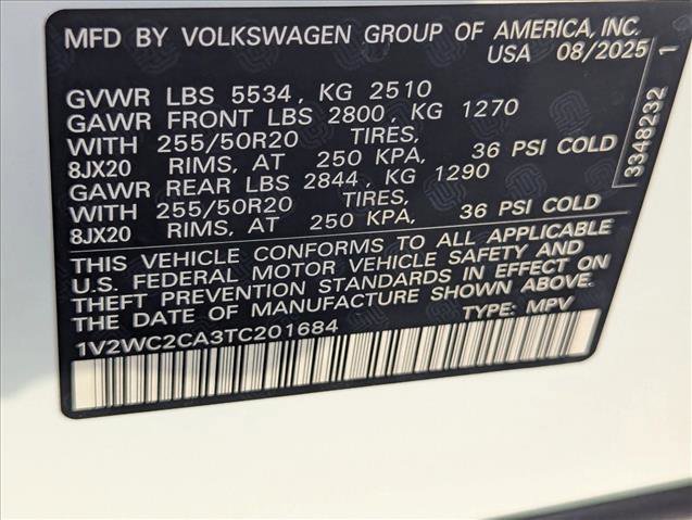 New 2026 Volkswagen Atlas Cross Sport SE image 16