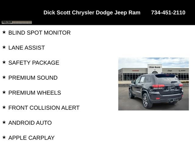 Used 2021 Jeep Grand Cherokee Limited w/ Quick Order Package 28K 80th image 25