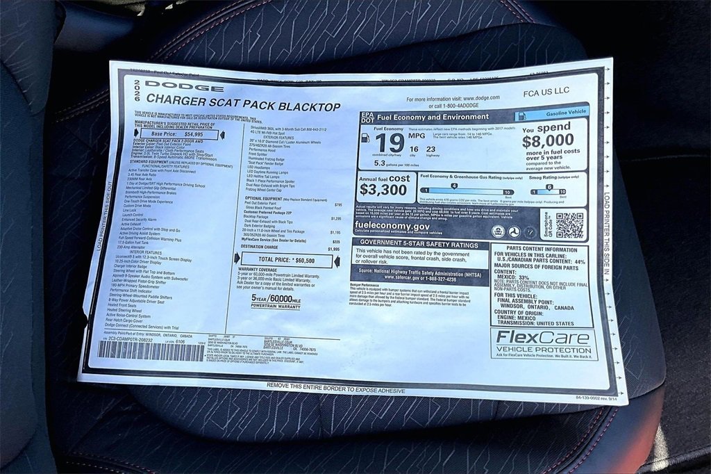 New 2026 Dodge Charger Scat Pack w/ Blacktop Package image 13