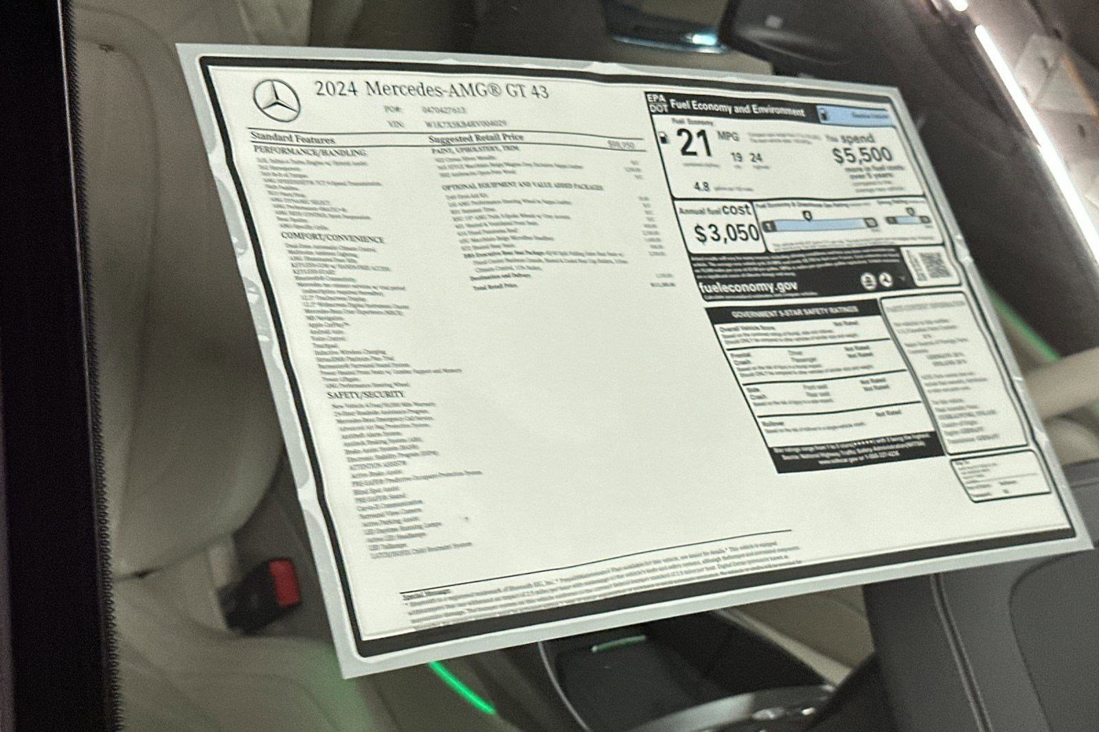 Certified 2024 Mercedes-Benz AMG GT 43 image 29