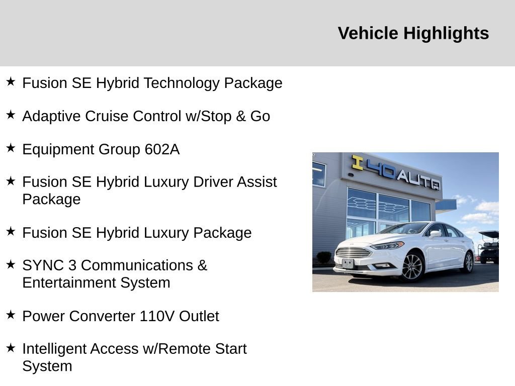 Used 2017 Ford Fusion SE w/ Equipment Group 602A image 2