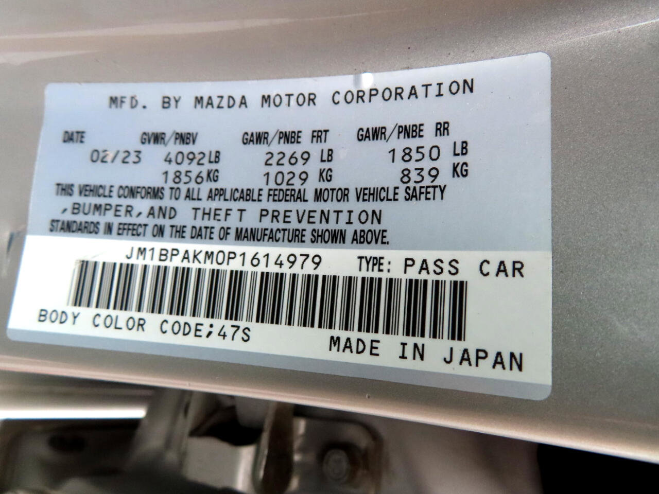 Used 2023 MAZDA MAZDA3 s image 20