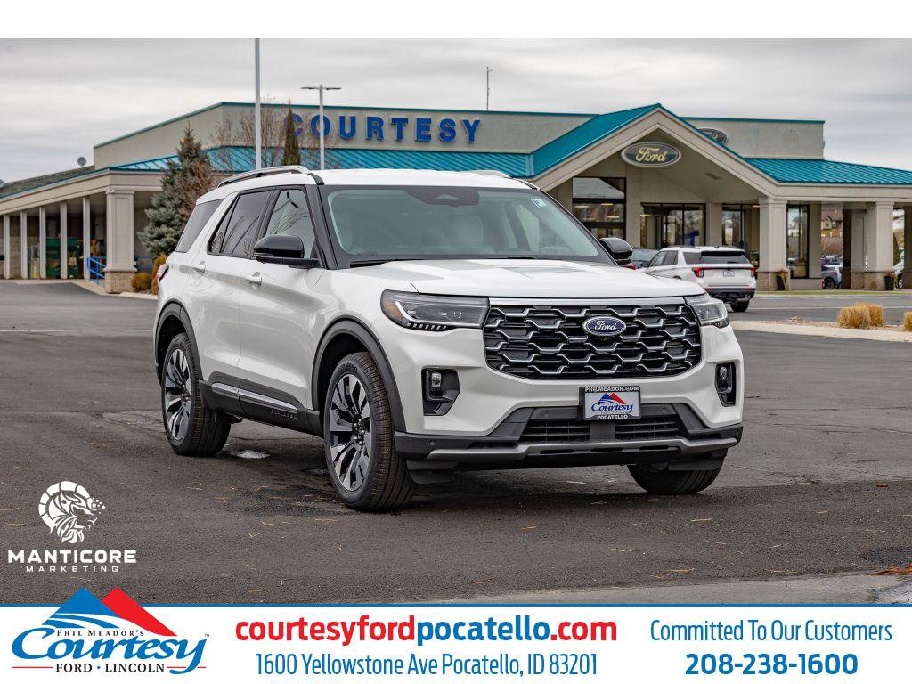 New 2026 Ford Explorer Platinum w/ LUX Leather Package