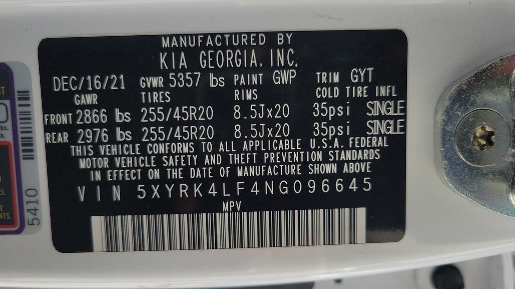 Used 2022 Kia Sorento SX FWD image 24
