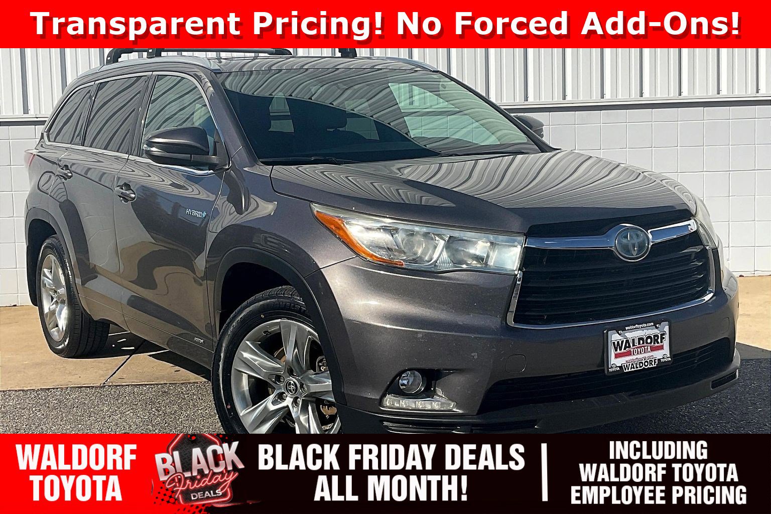 Used 2016 Toyota Highlander Limited Platinum