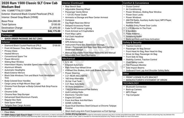 Used 2020 RAM 1500 Classic SLT image 24