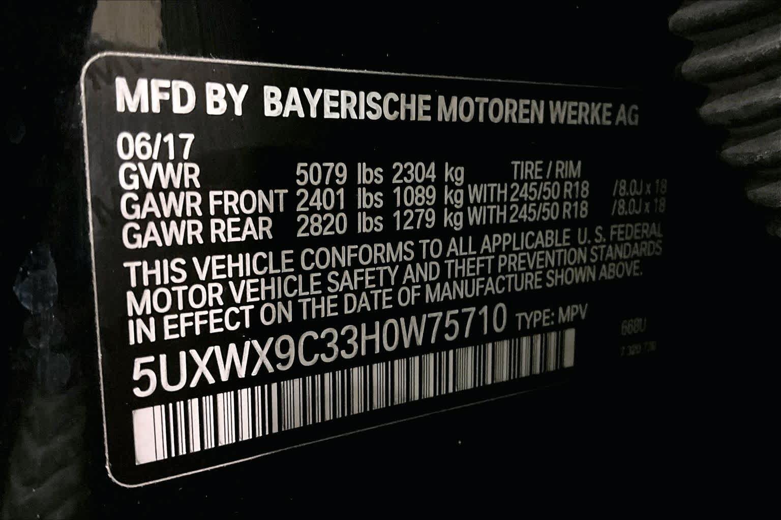 Used 2017 BMW X3 xDrive28i AWD/4WD image 33