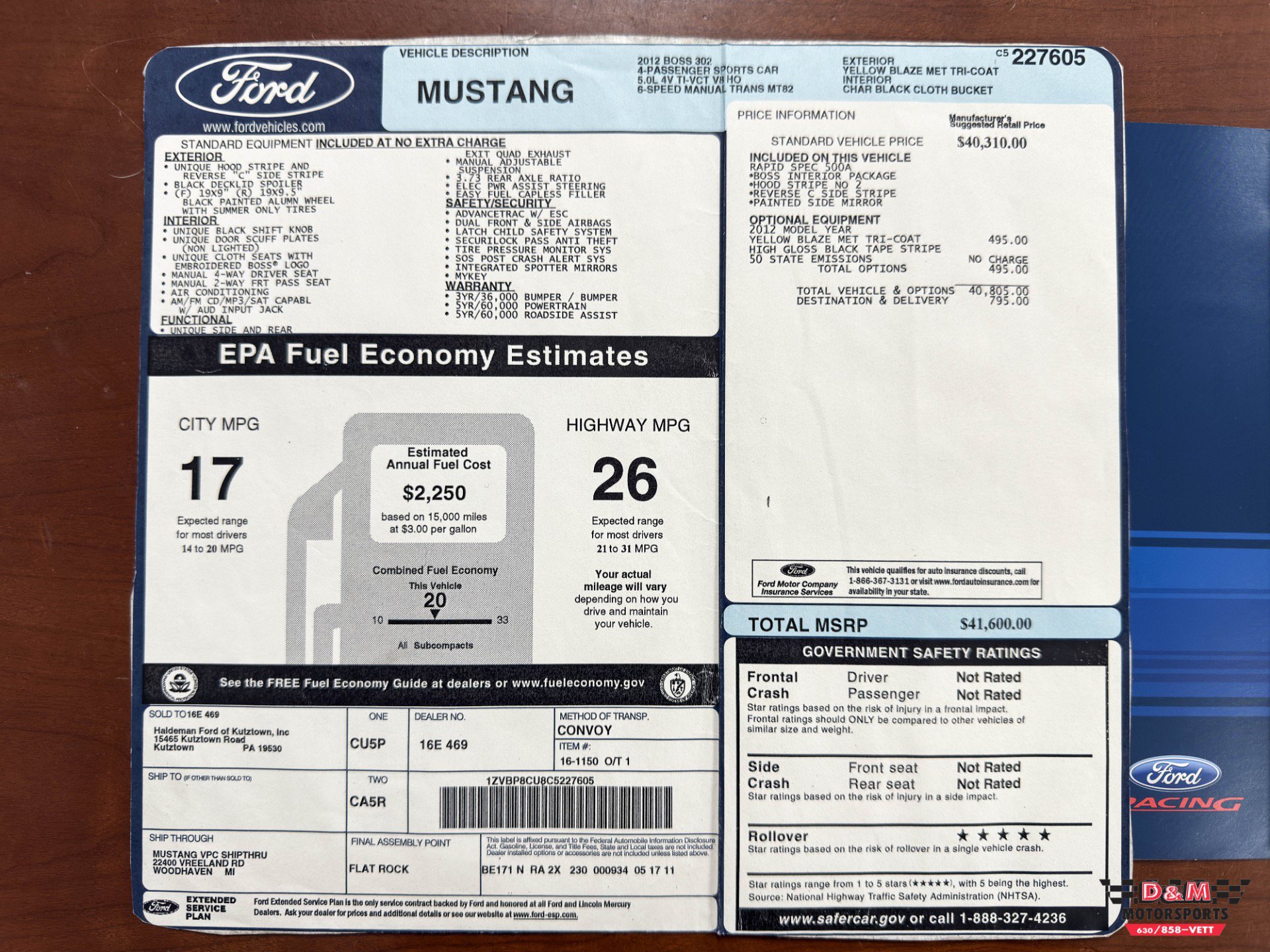Used 2012 Ford Mustang Boss 302 RWD image 51