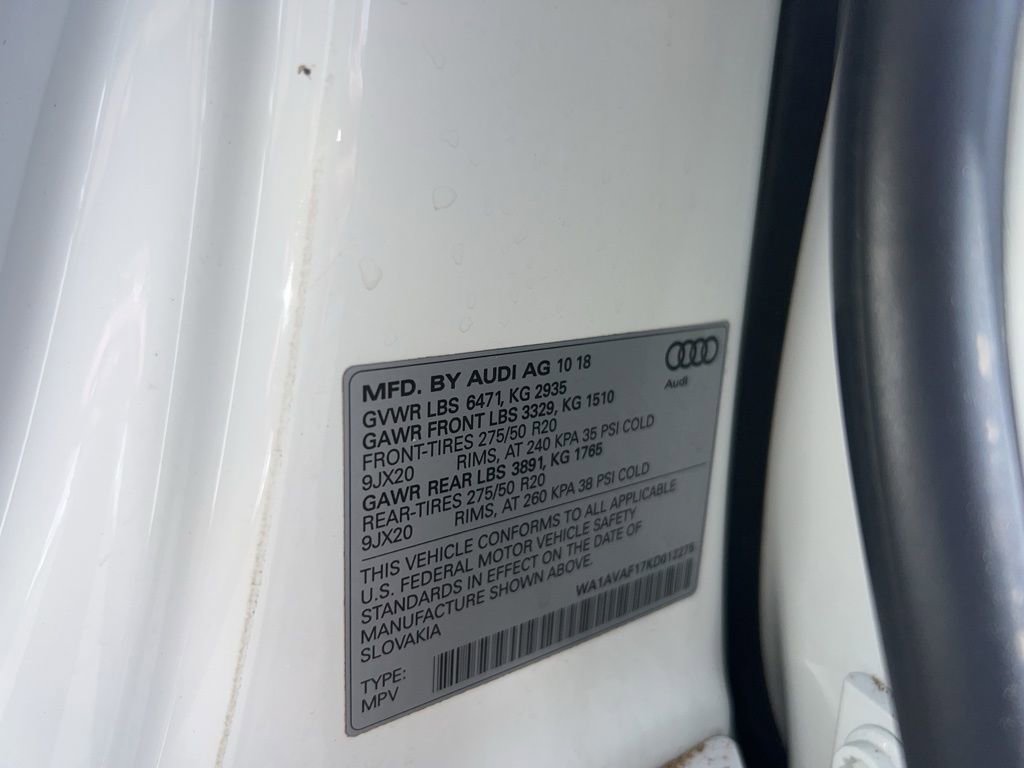 Used 2019 Audi Q8 Premium w/ Convenience Package image 21