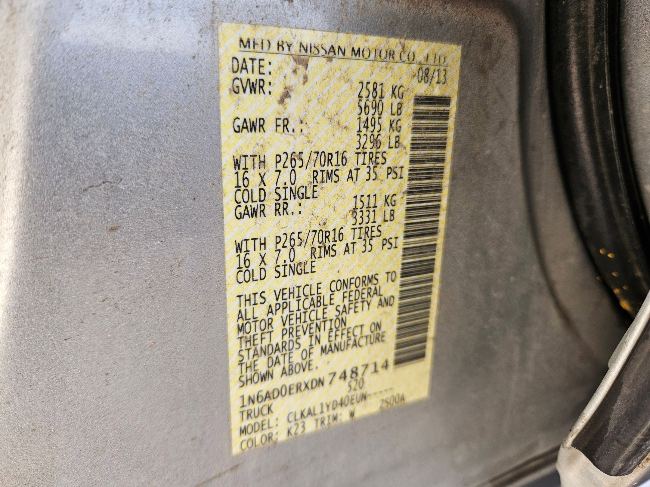 Used 2013 Nissan Frontier S image 21