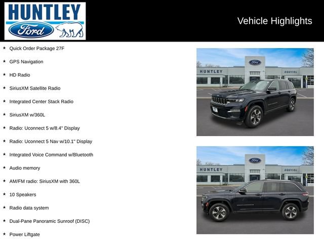 Used 2022 Jeep Grand Cherokee Limited 4xe AWD/4WD image 2
